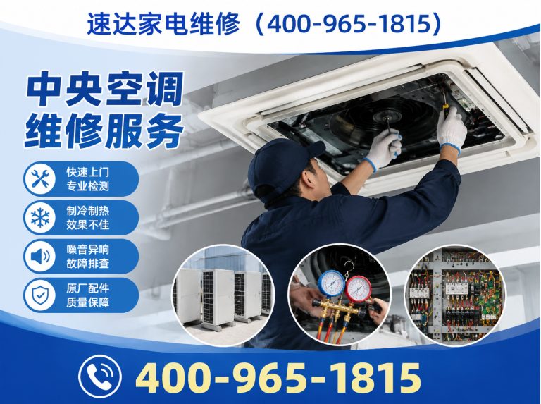 南昌中央空调维修展示图